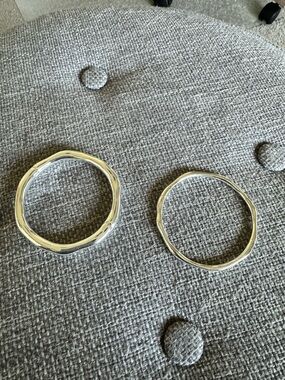 Gorjana Silver Bangle Bracelet Set